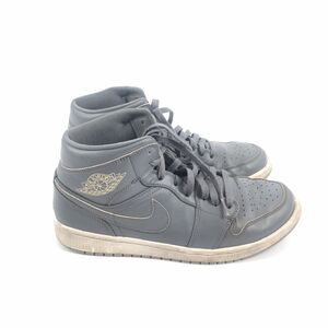 Jordan 1 Retro Mid Cool Grey High Top Sneakers Size 9.5 Mens Basketball Hooping